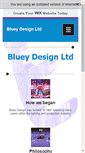 Mobile Screenshot of blueydesign.com